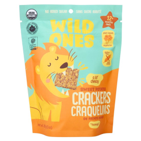 Wild Ones Sweet Potato Crackers A Lil’ Cheezy Canada Front