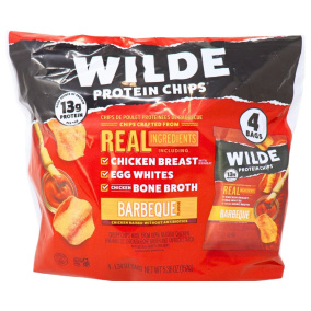 Front of WILDE Chicken Chip - Protein Chips - Barbeque Protein Chips