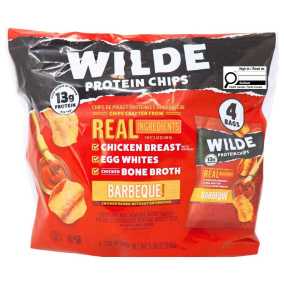 Front of WILDE Chicken Chip - Protein Chips - Barbeque Protein Chips