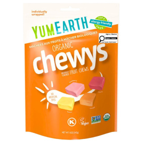 Front of YumEarth Organic Chewys Fruit Chews, 142g