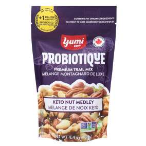 Front of Yumi Probiotique Trail Mix Keto Trail Mix
