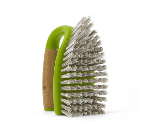 Front of Full Circle Tough Stuff All-Purpose Scrub Brush Green