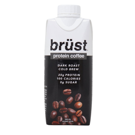 Brüst High-Protein Dark Roast Cold Brew Front