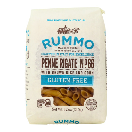 Rummo Gluten-Free Penne Rigate No. 66 Front
