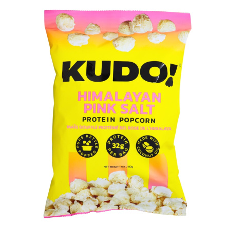 KUDO! Protein Popcorn Himalayan Pink Salt Front