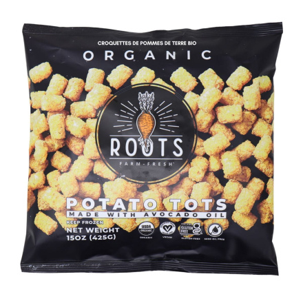 Roots Farm Fresh Organic Potato Tots Front