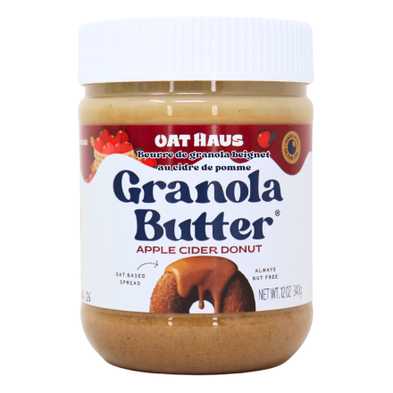 Oat Haus Granola Butter Apple Cider Donut Front