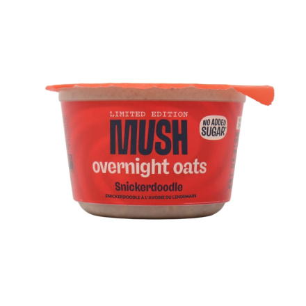MUSH Limited Edition Overnight Oats Snickerdoodle Front