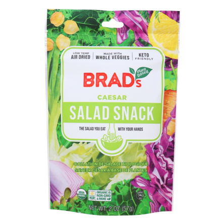 Brad’s Plant Based Organic Salad Snack Caesar Front