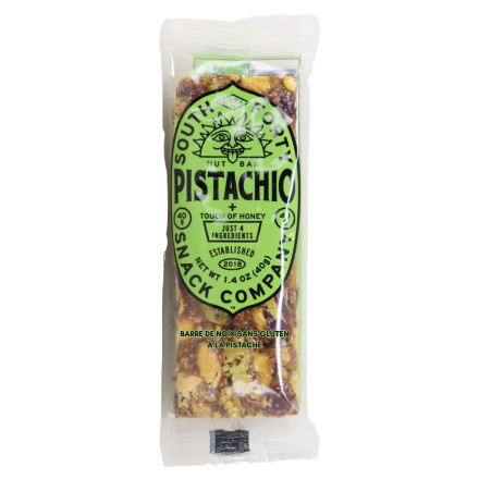 South Forty Snack Company Gluten-Free Nut Bar Pistachio Front