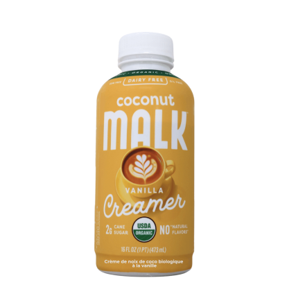 Malk Organic Coconut Creamer Vanilla Front
