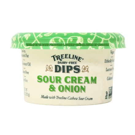 Treeline Dairy-Free Dips Sour Cream and Onion Front