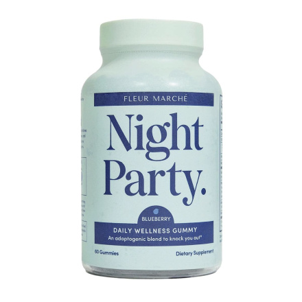 Fleur Marche Night Party Daily Wellness Gummy Blueberry Front