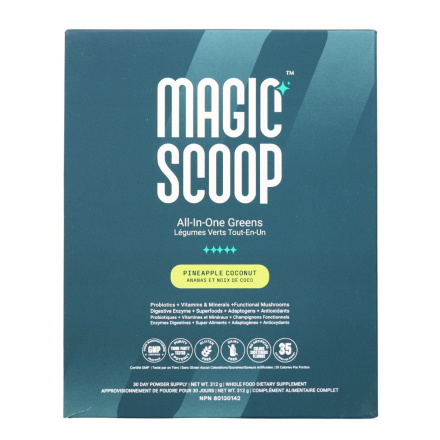 Magic Scoop All-In-One-Greens Pineapple Coconut Front