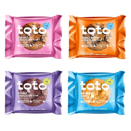 Toto Gluten-Free Protein Cookie Variety Pack Front
