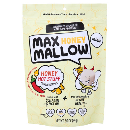 Max Sweets Mini Marshmallows Honey Hot Stuff Front