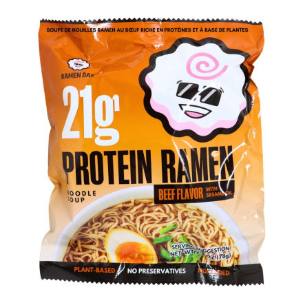 Ramen Bae Plant-Based High-Protein Ramen Noodle Soup Beef Front
