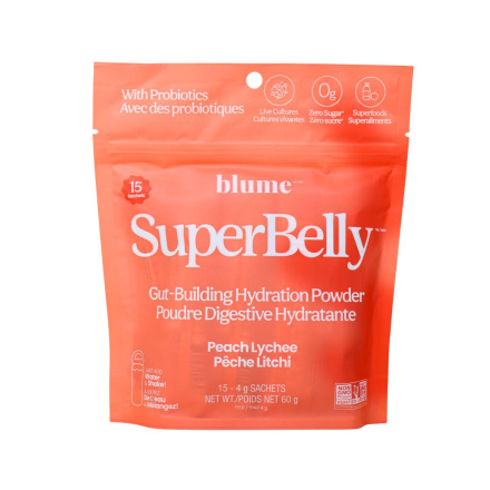 Blume Zero Sugar Hydration Powder Peach Lychee Front