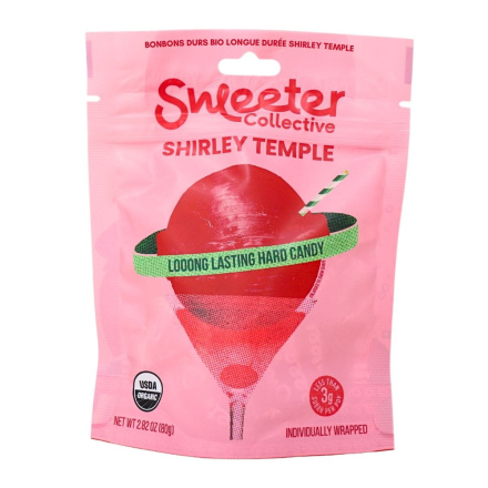 Sweeter Collective Organic Long Lasting Hard Candy Shirley Temple Front