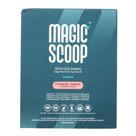 Magic Scoop All-In-One-Greens Strawberry Lemonade Front