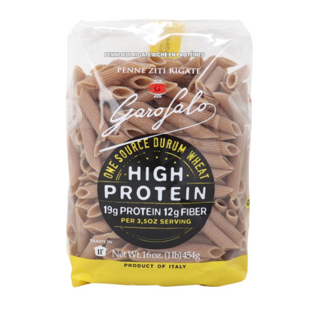 Garofalo High Protein Penne Ziti Rigate Front