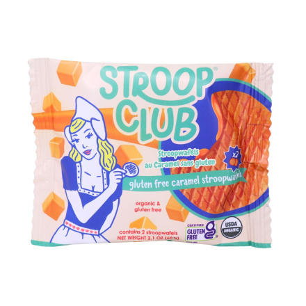 Stroop Club Gluten-free Caramel Stroopwafels Front