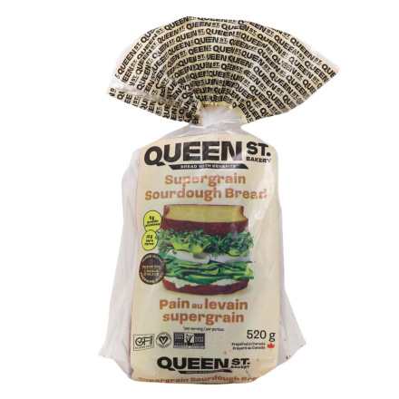 Queen St. Bakery Gluten-Free Supergrain Sourdough Bread Front