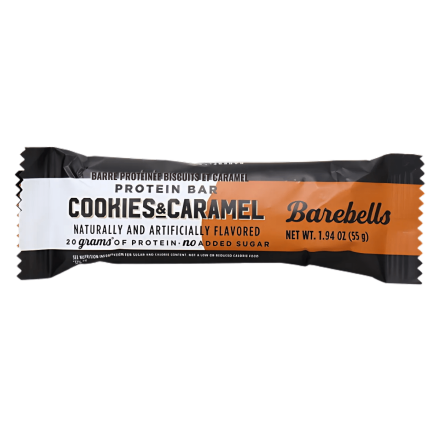 Barebells Protein Bar Cookies & Caramel Front