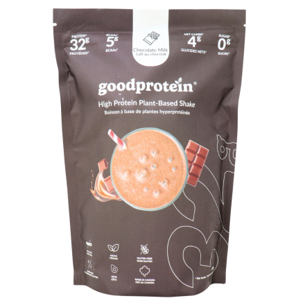 Good Protein All-In-One Shake Plant-Based Superfood Blend Chocolate Milk Front