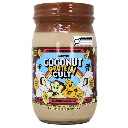 The Coconut Cult Probiotic High-Protein Coconut Yogurt Banana Bread, 473ml