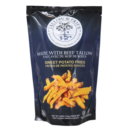 Tallow & Fries Beef Tallow Sweet Potato Fries Front