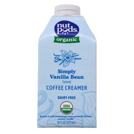 Nutpods Organic Dairy-Free Coffee Creamer Simply Vanilla Bean Front