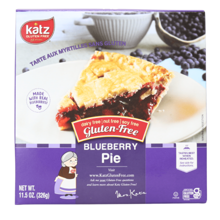 Katz Gluten-Free Blueberry Pie Front