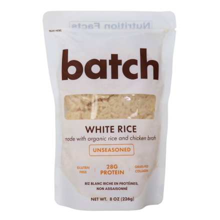 Batch High-Protein White rice Unseasoned Front