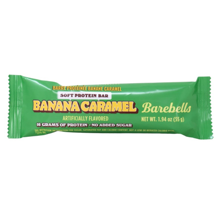 Barebells Protein Bar Banana Caramel Front