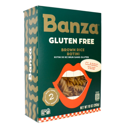 Banza Gluten-Free Brown Rice Rotini Front