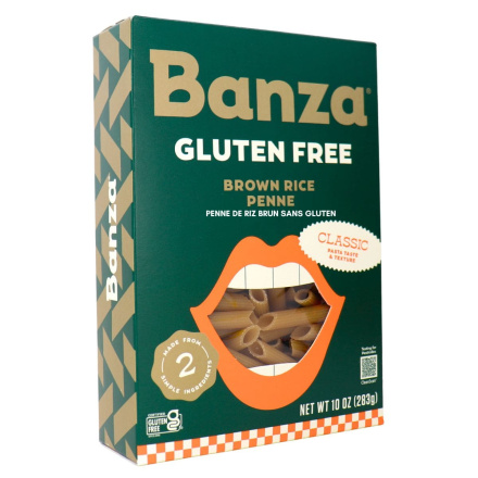 Banza Gluten-Free Brown Rice Penne Front