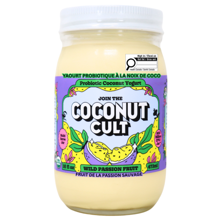 The Coconut Cult Probiotic Coconut Yogurt Wild Passion Fruit at