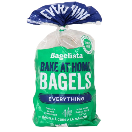 Bagelista Bake At Home Bagels Everything Front