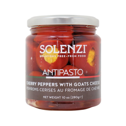 SOLENZI Antipasto Cherry peppers with Goat Cheese Front