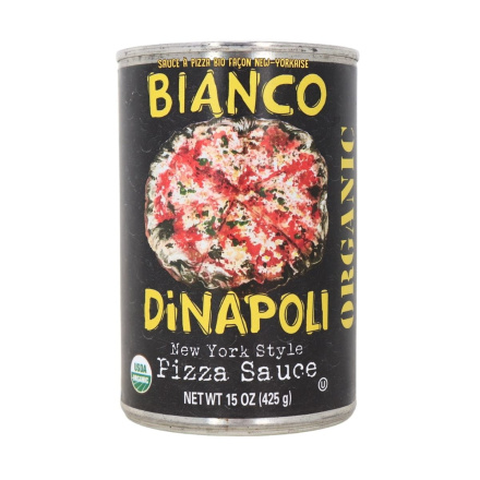 Bianco DiNapoli Organic New York Style Pizza Sauce Front