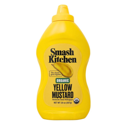 Smash Kitchen Organic Yellow Mustard Front