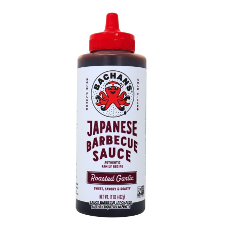 Bachan’s Authentic Japanese Barbecue Sauce Roasted Garlic Front