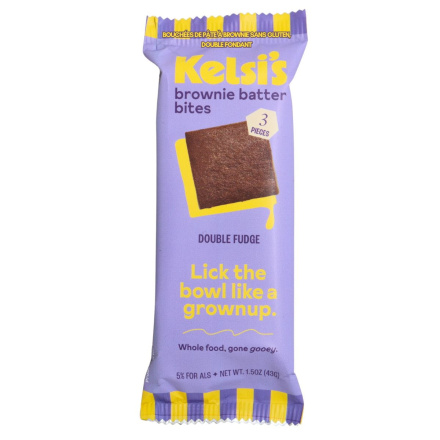 Kelsi’s Gluten-Free Brownie Batter Bites Double Fudge Front