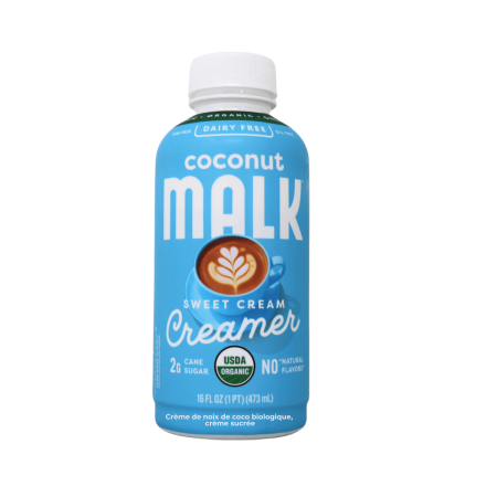 Malk Organic Coconut Creamer Sweet Cream, 473 mL