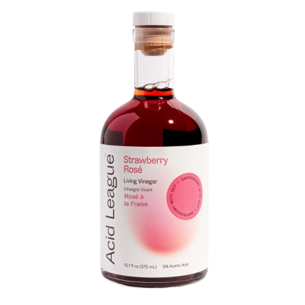 Acid League Living Vinegar Strawberry Rosé front