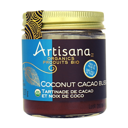 Front of Artisana Organic Coconut Cacao Bliss, 227g