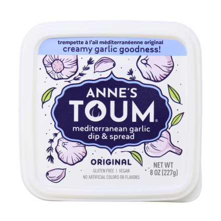Anne’s Toum Mediterranean Garlic Dip & Spread Original Front