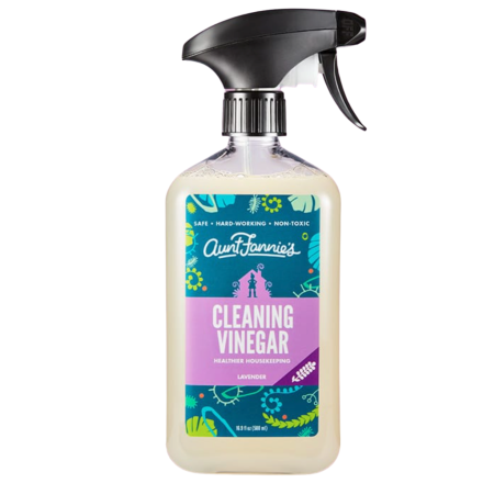 Front of Aunt Fannie's All Purpose Cleaning Vinegar Lavender, 500 mL