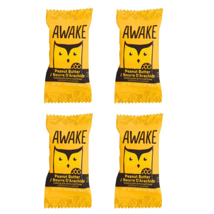 Front of Awake Caffeinated Chocolate Peanut Butter